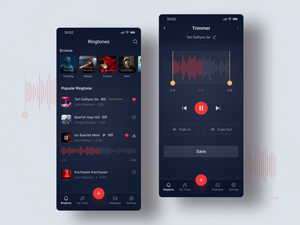 Ringtone Maker App Design