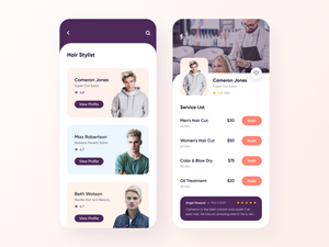 Hair Salon Booking App