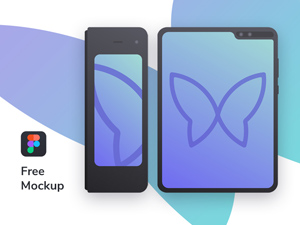 Samsung Galaxy Fold Figma Mockup