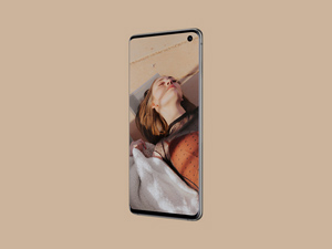 Samsung Galaxy S10 Perspective Mockup – PSD Freebie