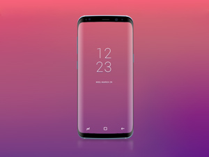 Samsung Galaxy S8 PSD Mockup
