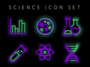 Science Icons Set made in Sketch