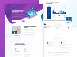 Sellmor Landing Page Exploration – PSD Freebie