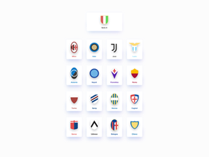 Serie A Minimal Logos for Sketch
