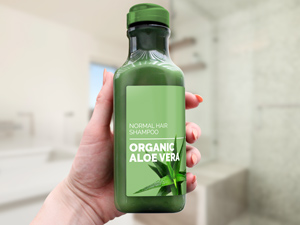 Shampoo Bottle Mockup – PSD Freebie