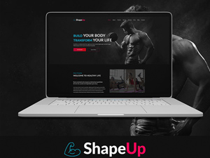 Gym Website Template – PSD Freebie