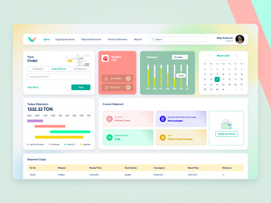 Shipment Dashboard UI