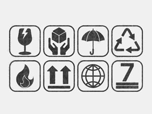 Shipping Label Icons