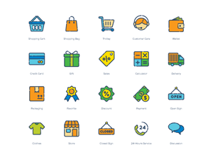 Free Shopping Vector Icons