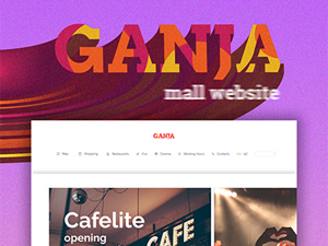 Shopping Mall For Adobe XD