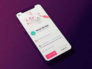 Sign In & Login App For Designers by Brice Séraphin
