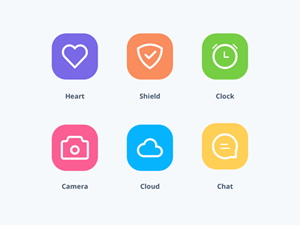 Simple Icons Pack – Free Sketch