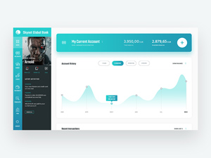 Skynet E-Banking Dashboard Template