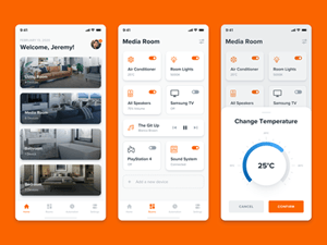 Smart Home App UI Design