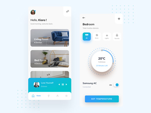 Smart Home Mobile App UI