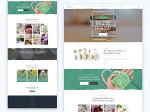 Soap Selling Website Template