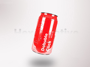 Soda Can Mockup: Free PSD