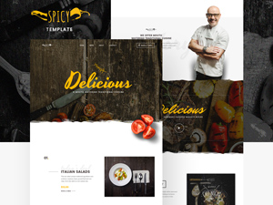 Spice Website Template by Lincoln