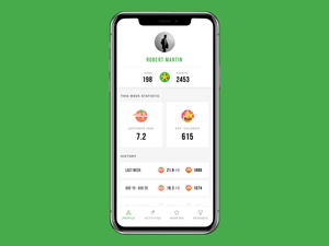 Sport & Fitness App Concept – Free Sketch