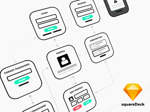 squareDeck – Square Cards Kit for Sketch