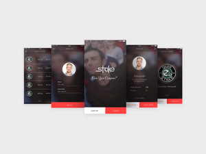 Stake Application UI : Free PSD