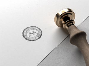 Stamp Logo Mockup by Artem Shevelev