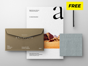Stationery Elements Mockup