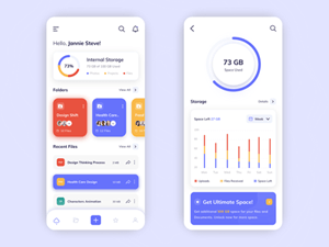 Storage Management App UI for Sketch