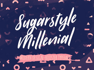 Sugarstyle Millenial – Free Handmade Typeface
