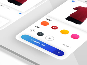 Summer Market App Design PSD