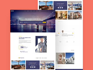 Taiyo Real Estate Website Template by Win Lee