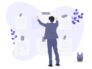 Taking Notes SVG Illustration