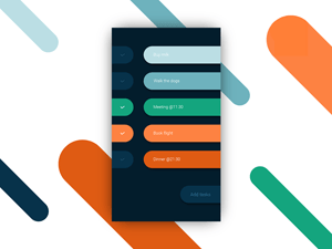 Task App Concept: Free PSD