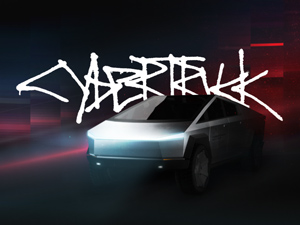 Tesla Cybertruck Mockups PSD