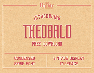 Theobald Vintage & Hipster Font