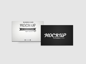 Three Business Card Mockups by Mehran Shahid Chowdhury