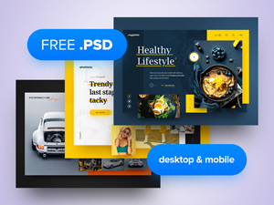 Landing Page Templates by DrawingArt