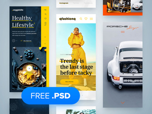 Food, Fashion & Cars App Design Concepts