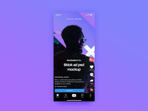 TikTok Ad Mockup