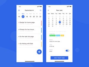 To Do List App Concept for Sketch