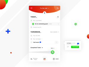 To Do List App Design Concept by Brice Séraphin