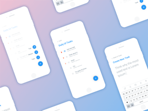 Todo List App Concept by Roman Bova