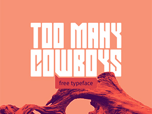 Too Many Cowboys Typeface