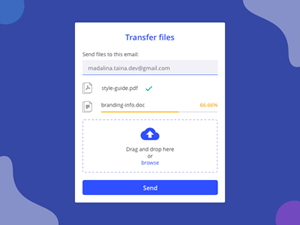 Transfer Files Widget – Sketch Resource