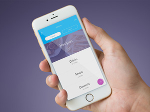 Transparent iPhone Mockup – Free PSD