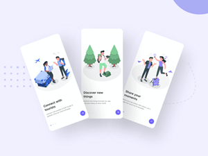 Travel App Onboarding Concept – Sketch Resource