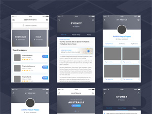 Travel UI Kit – Free Resource