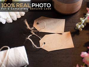 Tag Labels Mockup PSD