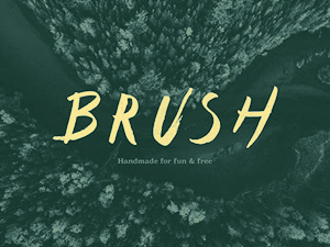 Type – Free Brush Font