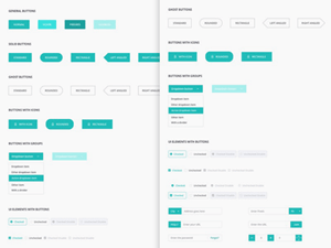 UI Buttons Set – Sketch Resource